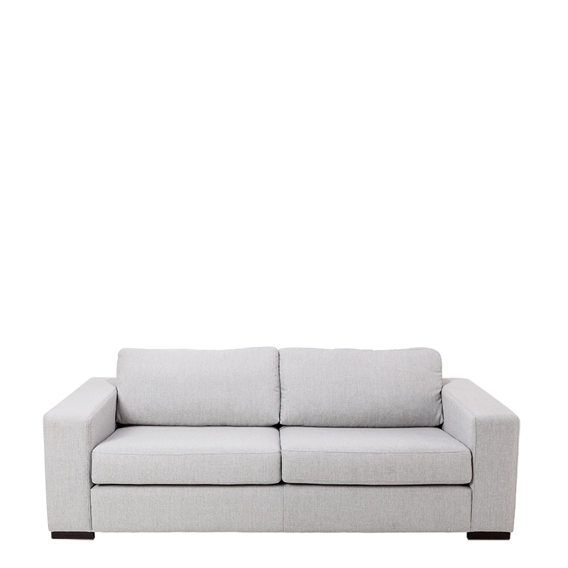Sofá Loft gris 80 x 196 cm Alt. 73 cm