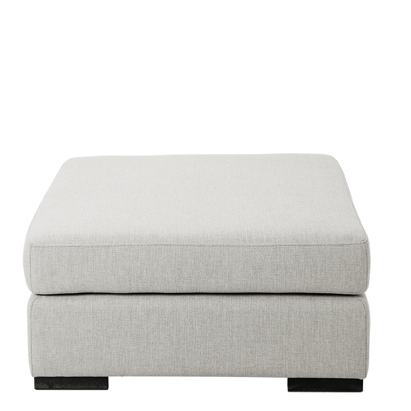 Puf Loft gris 80 x 80 cm Alt. 40 cm