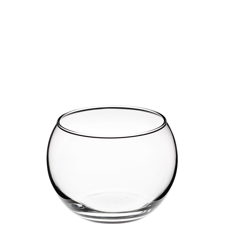 Bol en cristal Ø 9 cm Alt 7,5 cm 50 cl