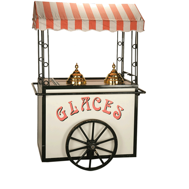 Carrito de helados refrigerado