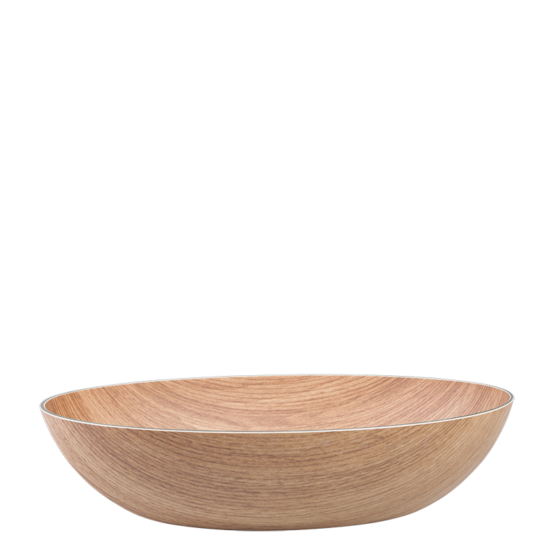 Cesta de madera ovalado Vigo 36 x 24cm – Alt. 8,5 cm