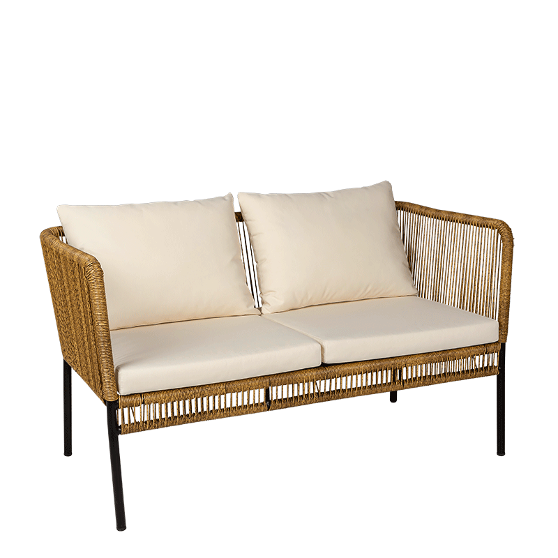 Sofa ratan Terraza 68 x 126 cm Alt. 70 cm