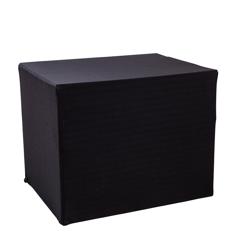 Carro plegable con tapa negra 90 x 70 cm – Alt. 72 cm