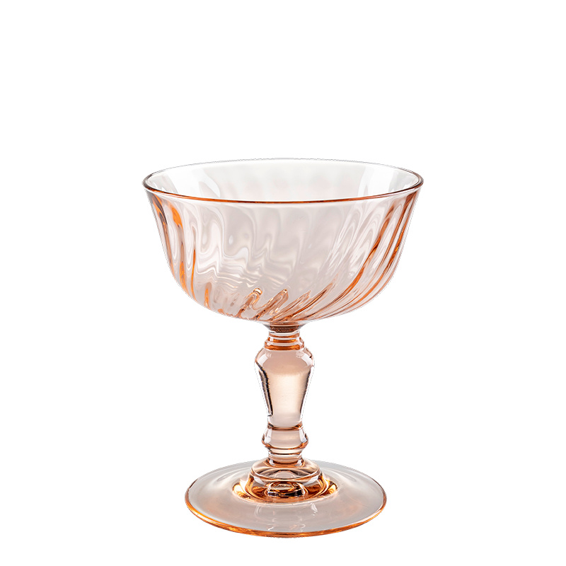 Copa de cava rosa vintage 17 cl