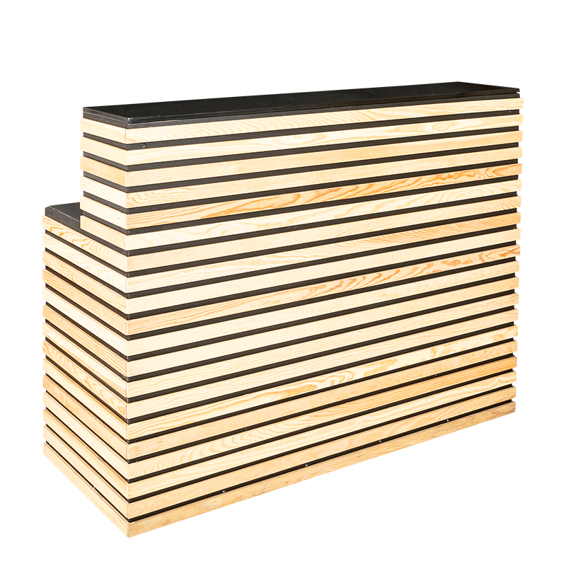 Barra plegable Deck 55 x 150 cm Alt. 115 cm