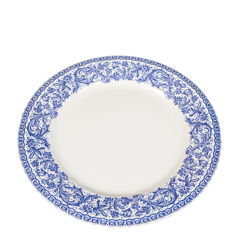 Plato llano Gien flores azules Ø 27,5 cm