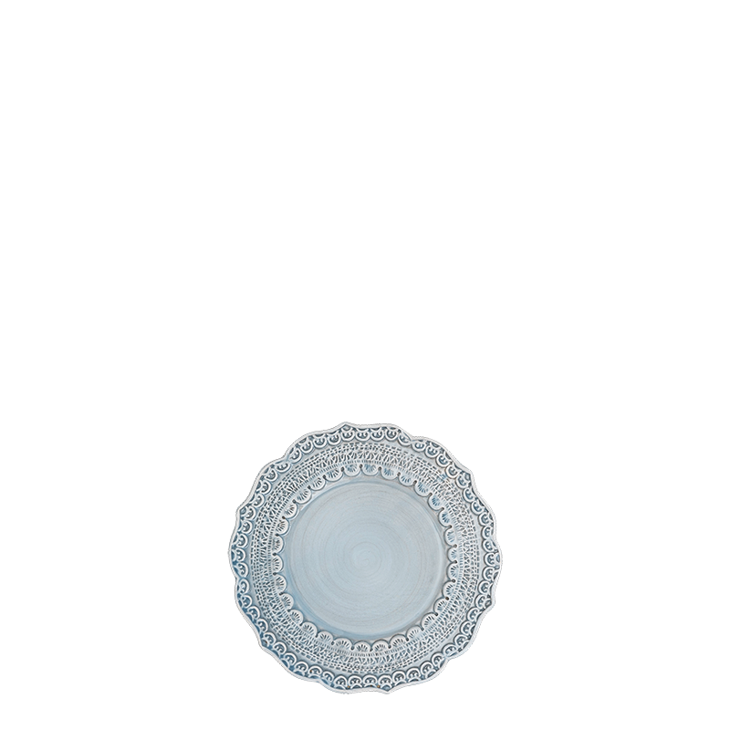 Plato de pan Encaje azul pastel Ø 15 cm