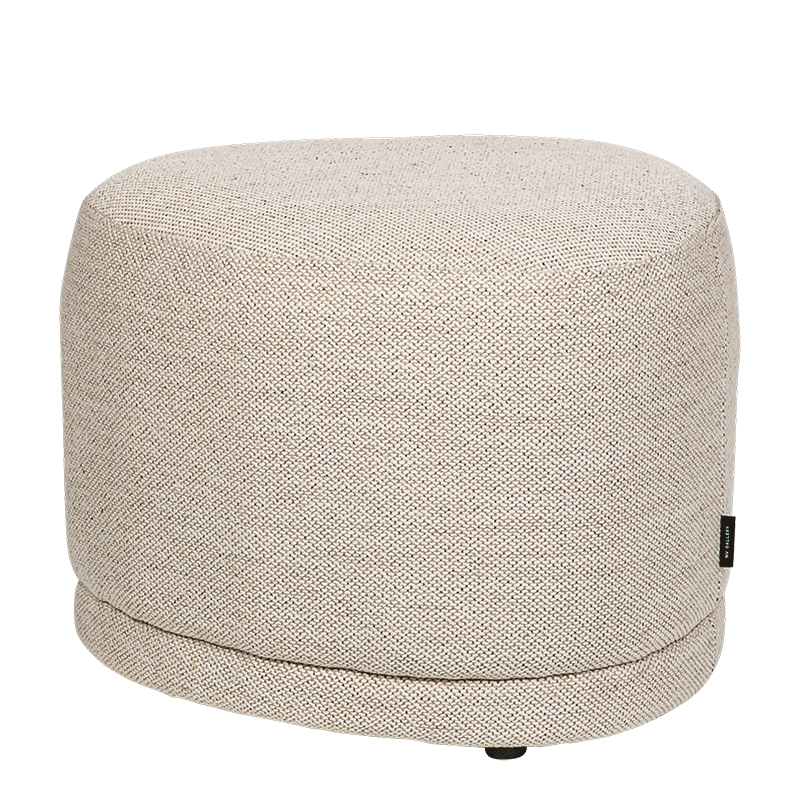 Puf Galet beige 38 x 50 cm Alt. 41 cm