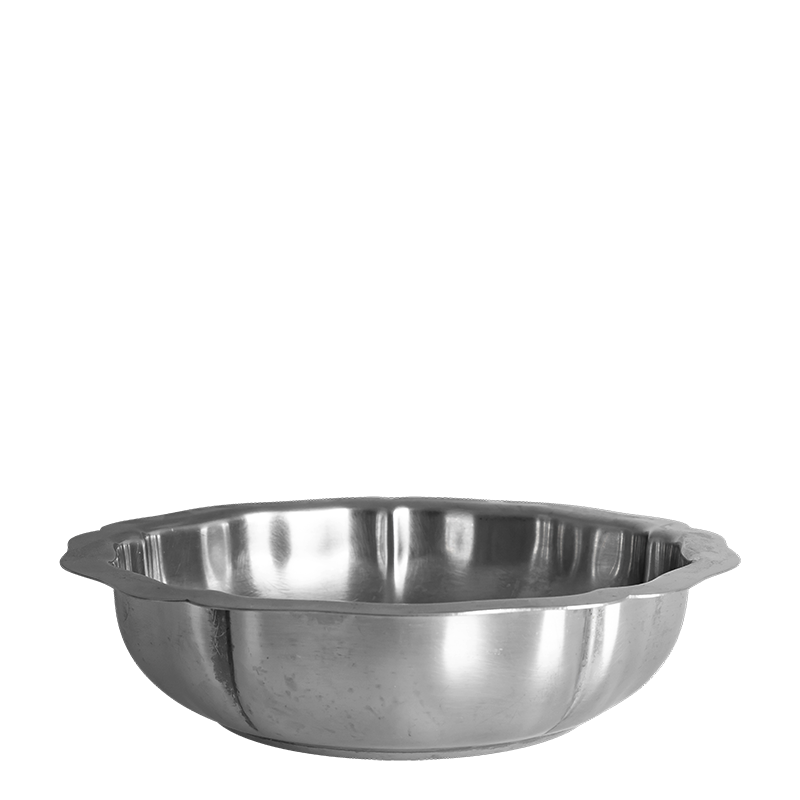 Plato hondo Vintage Inox