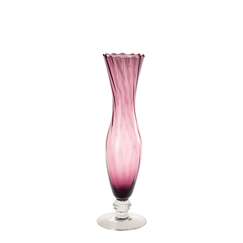 Jarrón grande Soliflore Vintage rosa, lila