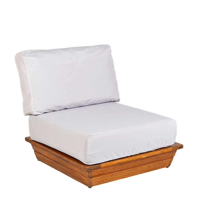 Sillón Lounge gris 76 x 76 cm Alt. 70 cm