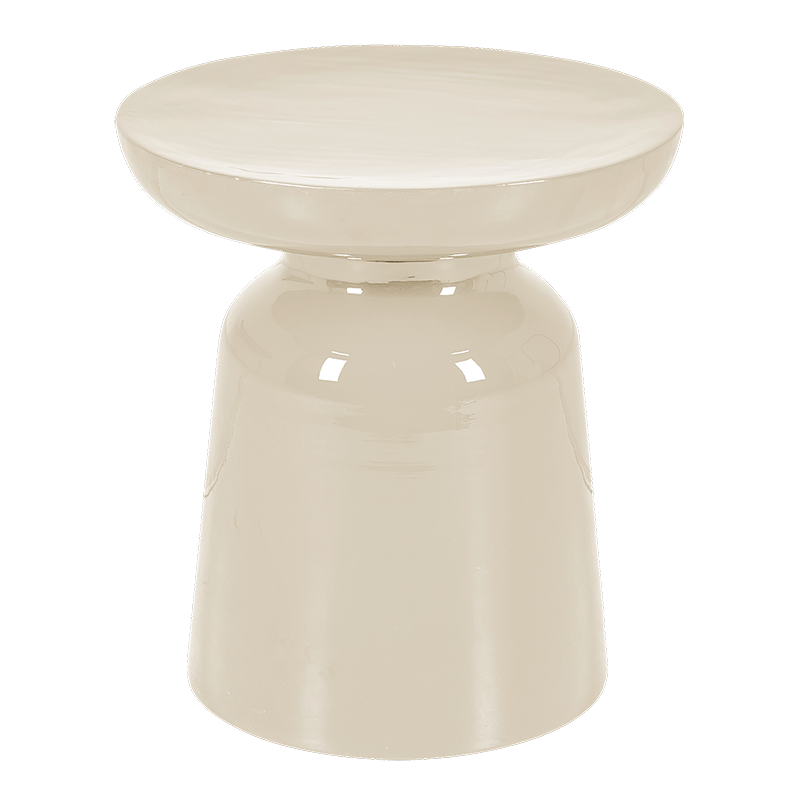 Puf Olympe crudo Ø 40 cm H 43 cm