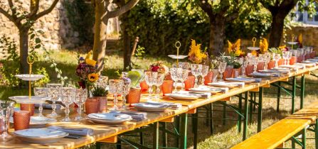 Brunch en el jardín 