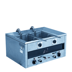 Freidora doble 220 v.