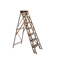 Escalera en madera Vintage