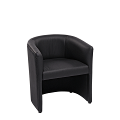 Sill&oacute;n Club Sim negro 69 x 64 cm Alt 76 cm