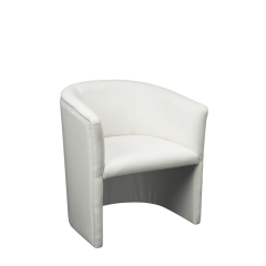 Sill&oacute;n Club Sim blanco 69 x 64 H 76 cm