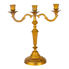 Candelabro Vintage dorado