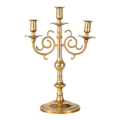Candelabro Vintage dorado