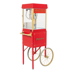 Máquina de Pop Corn sobre carrito 56 x 42 cm Alt. 156 cm