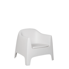 Sillón Lalisse blanco 84 x 122 cm Alt. 89 cm