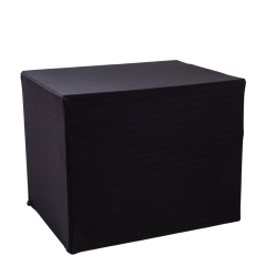 Carro plegable con tapa negra 90 x 70 cm &ndash; Alt. 72 cm