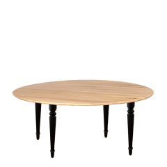 Mesa Natura redonda pies negro Ø 170 cm