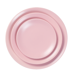 Platos Rosa Claro
