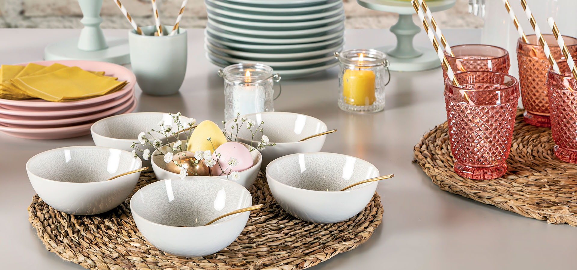 Location de vaisselle pour repas de Pâques : élégance et practicité